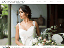 Tablet Screenshot of jochycampusano.com